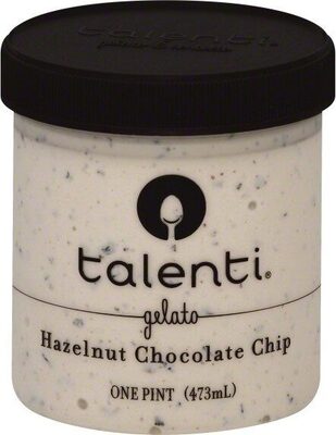 Hazelnut Chocolate Chip Gelato, Hazelnut Chocolate Chip