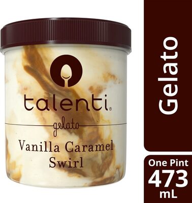 Vanilla Caramel Swirl Gelato, Vanilla Caramel Swirl