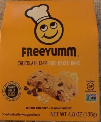 Chocolate Chip Soft Baked Bars, Chocolate Chip