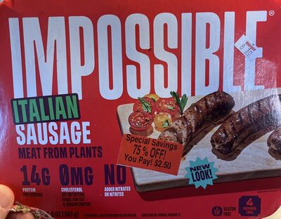 Italian Sausage Made From Plants, Italian