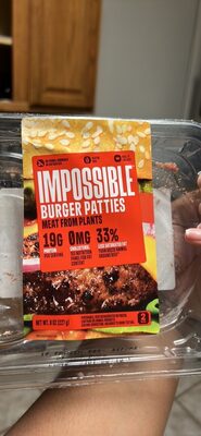 Burger Patties Made From Plants, Burger