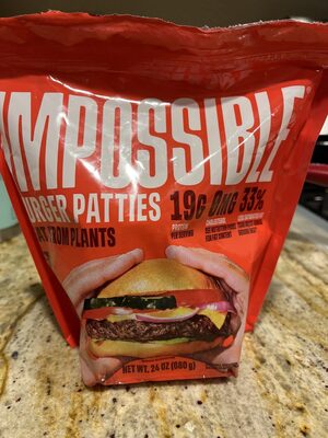 Burger Patties Made From Plants, Burger