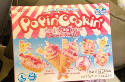 Sugar Sprinkles, Vanilla & Strawbelly Cream Tanoshii Cakes, Sugar Sprinkles, Vanilla & Strawbelly Cream