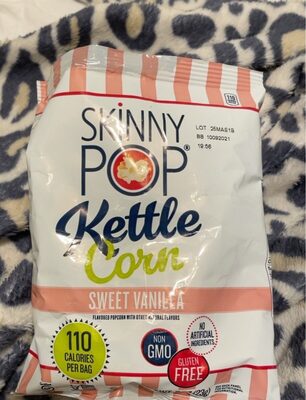 Sweet Vanilla Flavored Kettle Corn, Sweet Vanilla