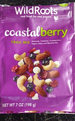 Coastalberry Almonds, Cashews, Cranberries, Yogurt Chips And Blueberries Trail Mix, Coastalberry