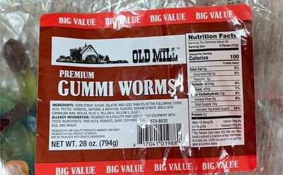 Premium Gummi Worms