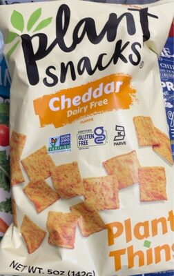 Cheddar Dairy Free Plant Thins, Cheddar