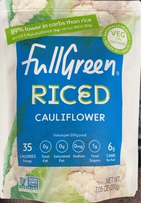 Riced Cauliflower