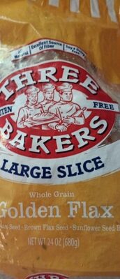 Large Slice Whole Grain Golden Flax Bread