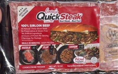 100% Sirloin Beef Steak
