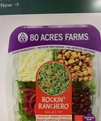 Rockin' Ranchero Crunchy Green Lettuce Smoky Chipotle Dressing Salad Kit, Rockin' Ranchero