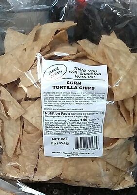 Corn Tortilla Chips, Corn Tortilla