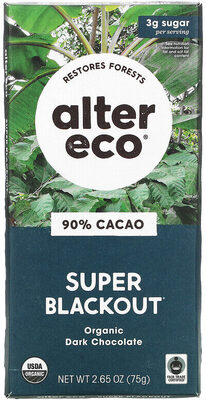 Super Blackout Organic Chocolate, Super Blackout