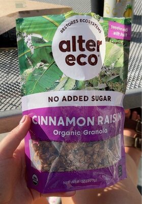 Cinnamon Raisin Granola, Cinnamon