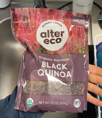 Organic Heirloom Black Quinoa, Black