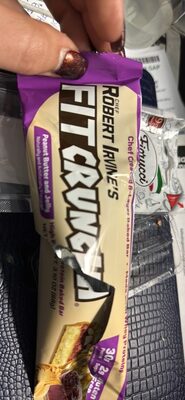 Peanut Butter And Jelly Whey Protein Baked Bar, Peanut Butter; Jelly