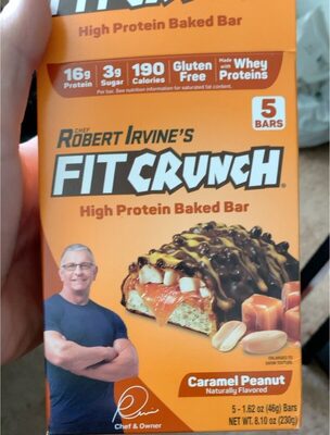 Caramel Peanut High Protein Baked Bars, Caramel Peanut
