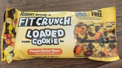 Peanut Butter Blast Loaded Protein Cookie Bar, Peanut Butter Blast
