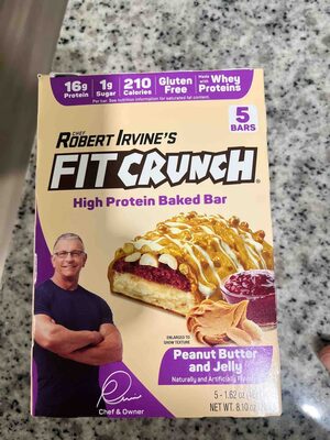 Peanut Butter And Jelly High Protein Baked Bar, Peanut Butter And Jelly