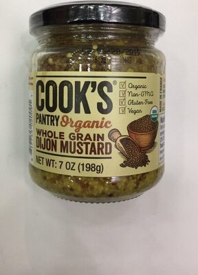 Whole Grain Dijon Organic Mustard, Whole Grain Dijon