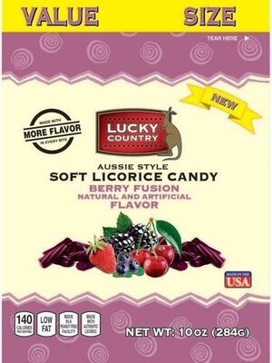 Aussie Style Soft Licorice Candy, Berry Fusion