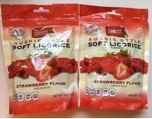 Soft Licorice Candy, Fresh Strawberry
