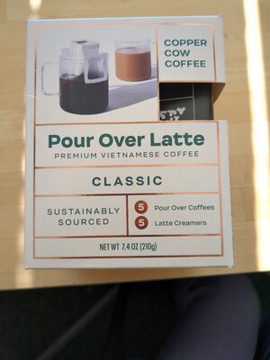 Classic Pour Over Single Serve Lattes Vietnamese Coffee, Classic