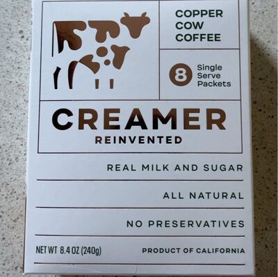 Sweetened Condensed Milk Creamer, Sweetened