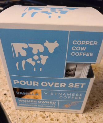 Vanilla Pour Over Latte Premium Vietnamese Coffee, Vanilla