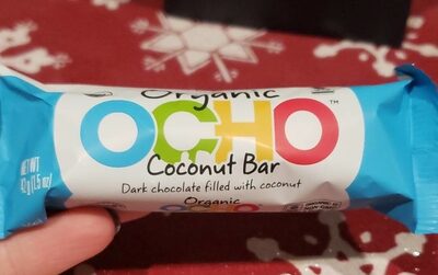 Coconut Dark Chocolate Filled With Coconut Organic Bar, Coconut