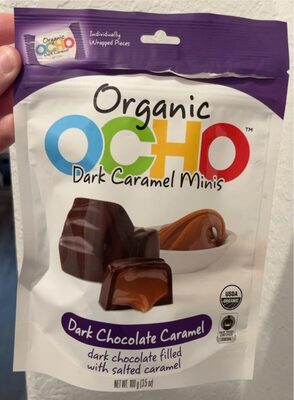 Dark Chocolate Caramel Organic Dark Chocolate Filled With Salted Caramel Minis, Dark Chocolate Caramel