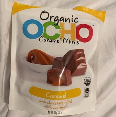 Caramel Milk Chocolate Filled With Caramel Organic Minis, Caramel