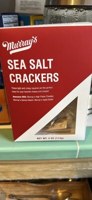 Sea Salt Crackers, Sea Salt