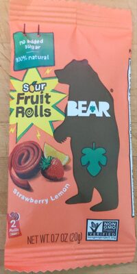 Strawberry & Apple Super Sour Yo Yos, Strawberry & Apple