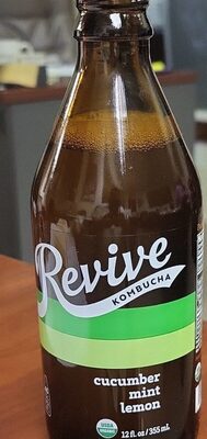Cucumber Mint Lemon Kombucha, Cucumber Mint Lemon