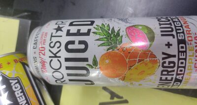 Tropical Passion Fruit Sparkling Energy + Juice, Tropical Passion Fruit