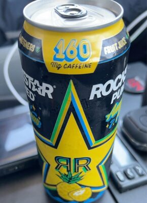 Aguas Frescas Lightly Carbonated Pineapple Energy Drink, Pineapple