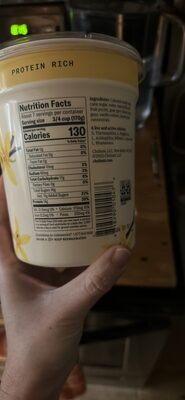 Vanilla Blended Non-Fat Greek Yogurt, Vanilla