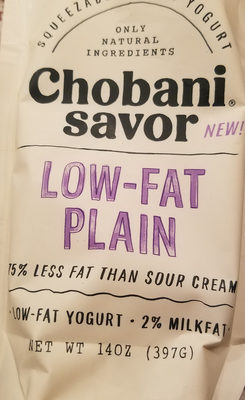 Plain Squeezable Low-Fat Greek Yogurt, Plain