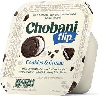 Cookies & Cream Greek Yogurt, Cookies & Cream