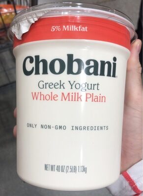Original Plain Whole Milk Greek Yogurt, Original Plain