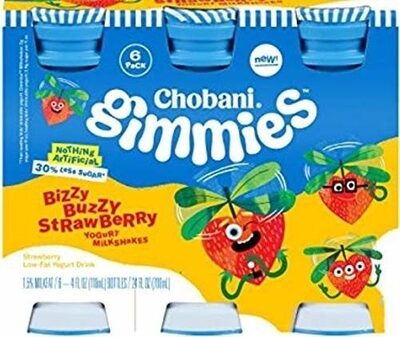 Bizzy Buzzy Strawberry Yogurt Milkshakes, Strawberry