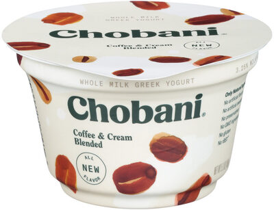 Coffee & Cream Blended Whole Milk Greek Yogurt, Coffee & Cream
