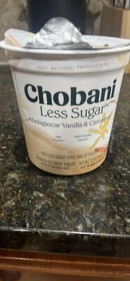 Madagascar Vanilla & Cinnamon Less Sugar Low-Fat Greek Yogurt, Madagascar Vanilla & Cinnamon