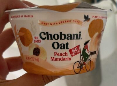 Peach Mandarin Oat Yogurt, Peach Mandarin