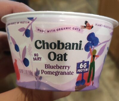 Blueberry Pomegranate Oat Yogurt, Blueberry; Pomegranate