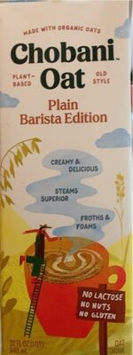 Plain Barista Edition Plant-Based Oat Drink, Plain Barista Edition