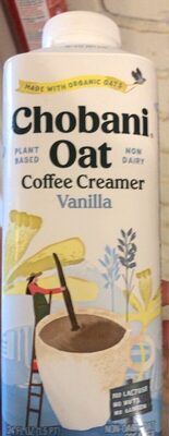 Vanilla Non-Dairy Oat Coffee Creamer, Vanilla