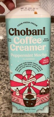 Peppermint Mocha Coffee Creamer, Peppermint Mocha