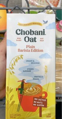 Plain Barista Edition Plant-Based Oat Drink, Plain Barista Edition